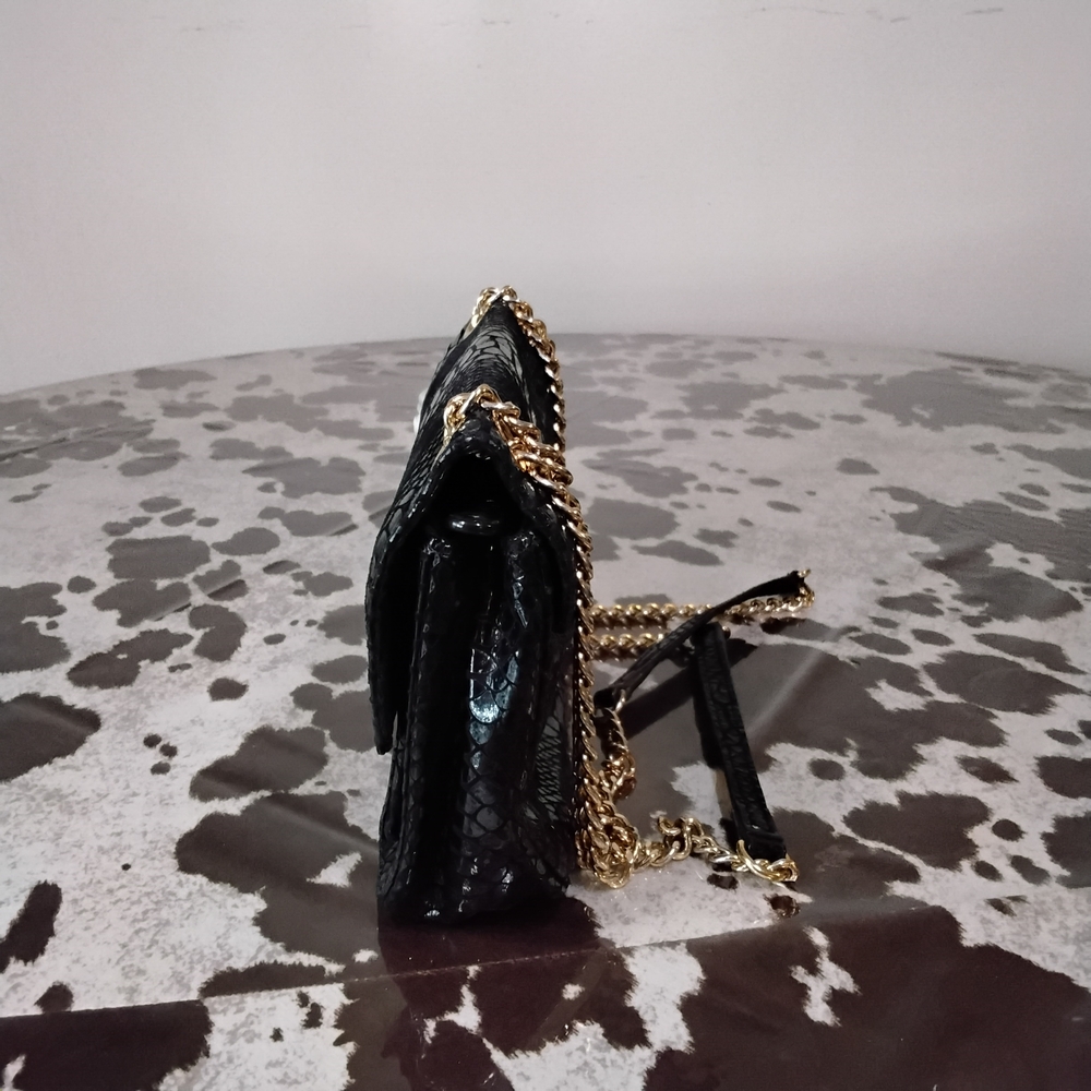 Michael Kors Sloan python-embossed chain crossbod… - image 5